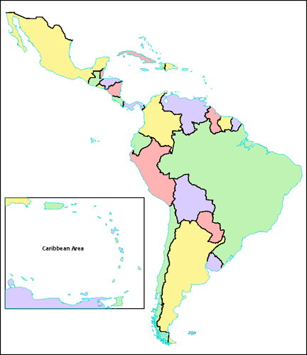 Middle and South America - Political